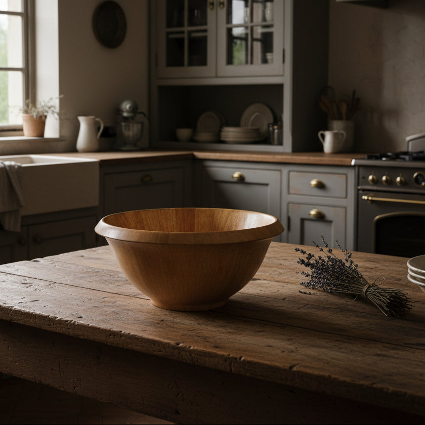2001 Clay Art Wood Bowl - Thailand