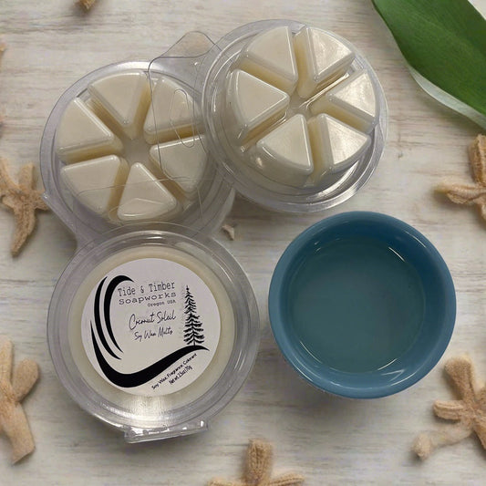 Coconut Soleil Soy Wax Melts by Tide & Timber Soapworks