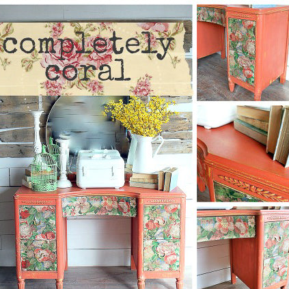 Completely Coral Milk Paint by Sweet Pickins