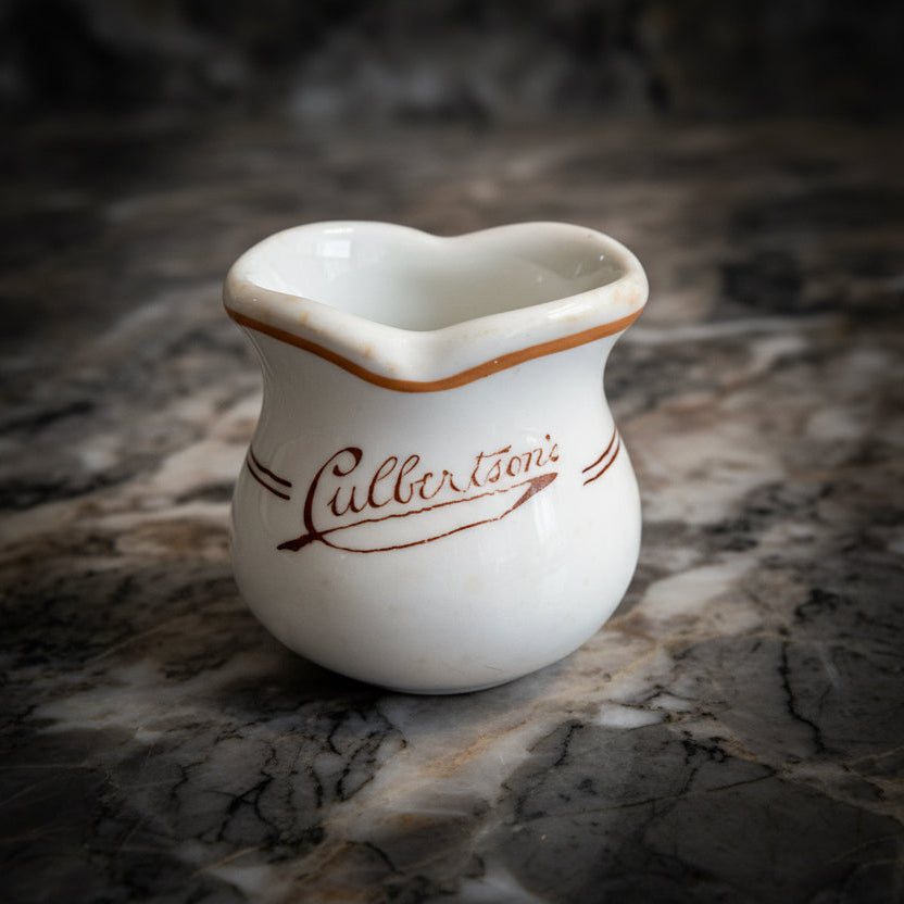 Vintage Culbertson’s Restaurantware Personal Creamer | Vitrified China