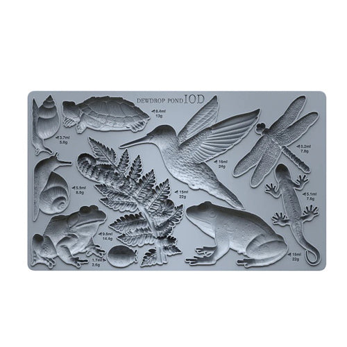 IOD DEWDROP POND Decor Mould by Iron Orchid Designs