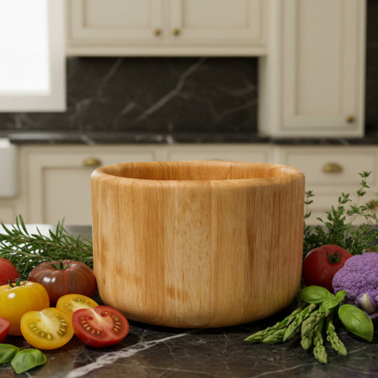 Vintage Dansk International Designs Wooden Salad Bowl - 1970s Thailand