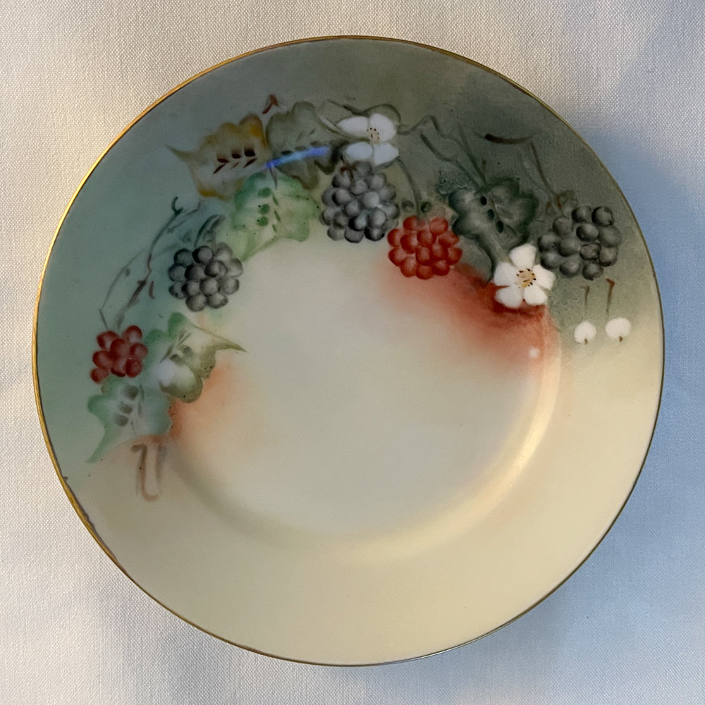 Hand-Painted Dessert Plates Japan - Set of 6