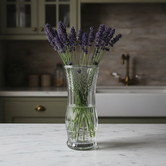 1960s EO Brody Wheat Stalk Glass Vase