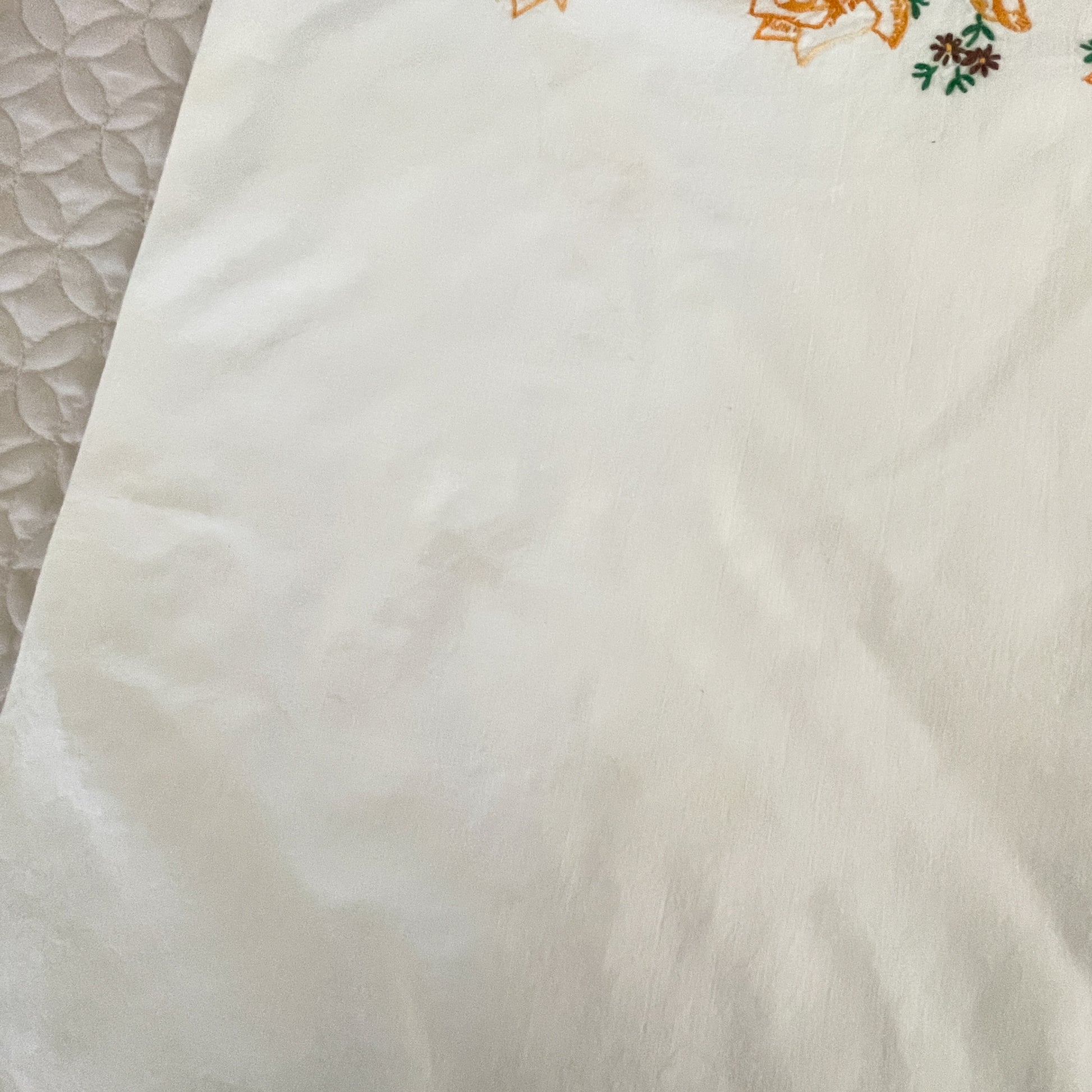 Embroidered Roses Pillow Cases - Set of 2