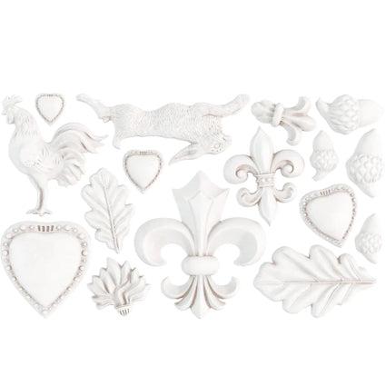 IOD FLEUR DE LIS Decor Mould by Iron Orchid Designs