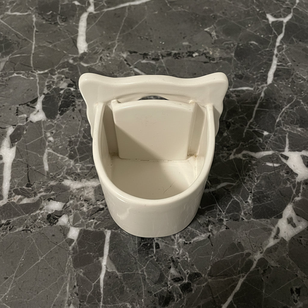 Vintage FTD Ceramic Buttery Frame Planter Combo