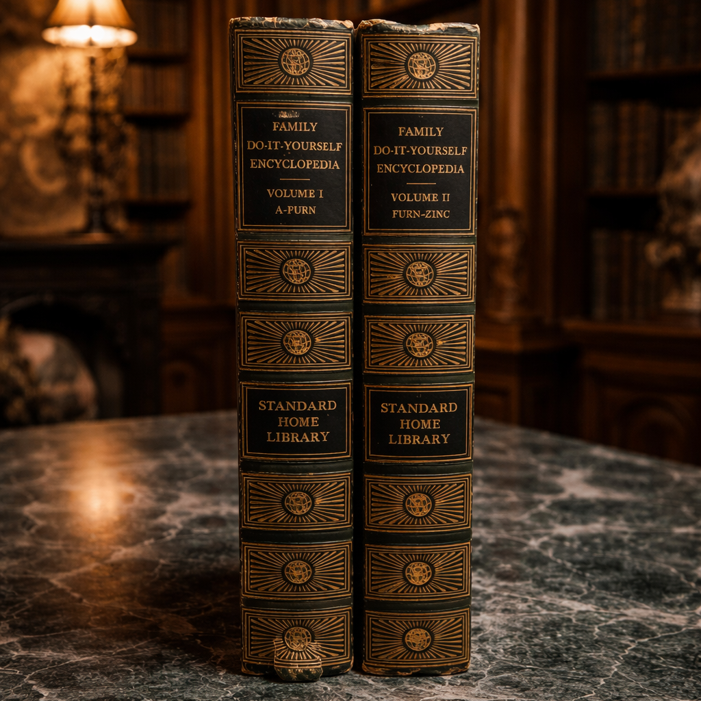 1960 Audels Family Do-It-Yourself Encyclopedias Volume 1 & 2