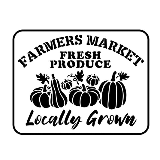Farmer's Market Stencil by Jami Ray Vintage
