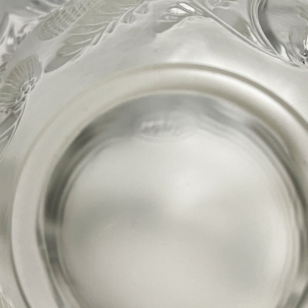 Vintage Fenton Frosted Glass Strawberry Basket