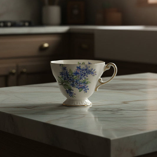 Vintage Foley Forget-Me-Not Tea Cup