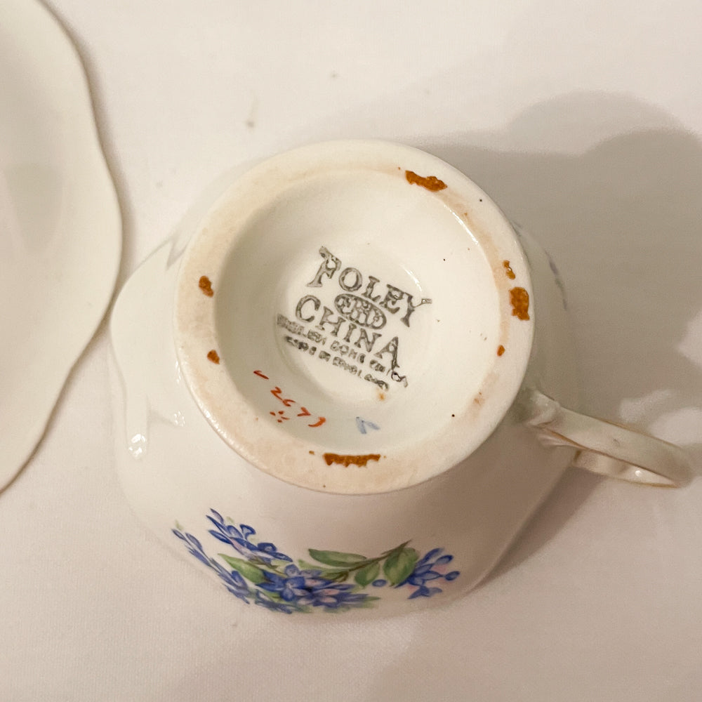 Foley Forget-Me-Not Tea Set Bone China - England