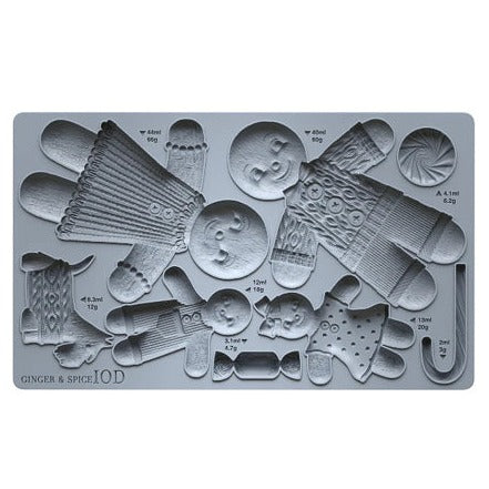 IOD GINGER & SPICE Decor Mould by Iron Orchid Designs