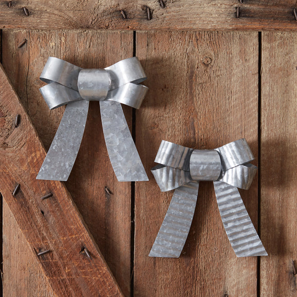 Galvanized Metal Bows - Set of 2