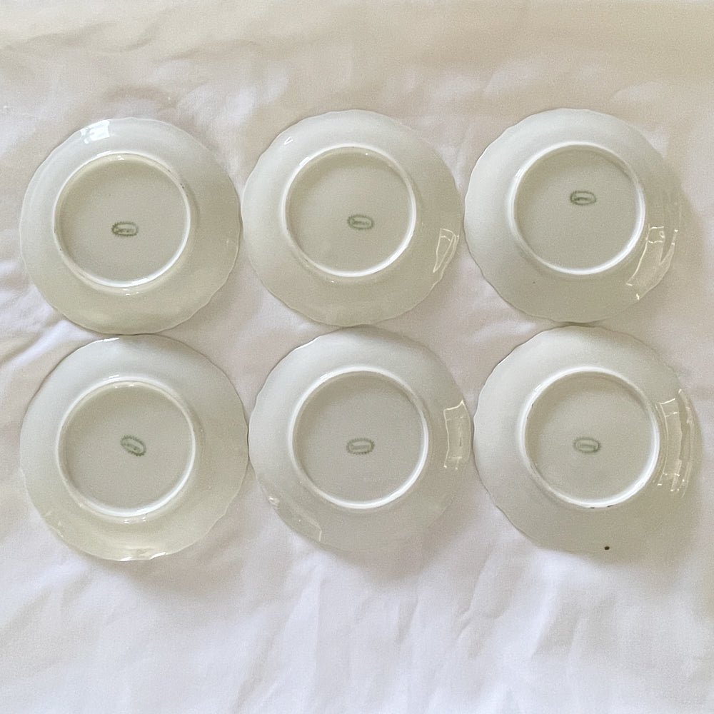 Small Fruit Plates Germany - Set of 6