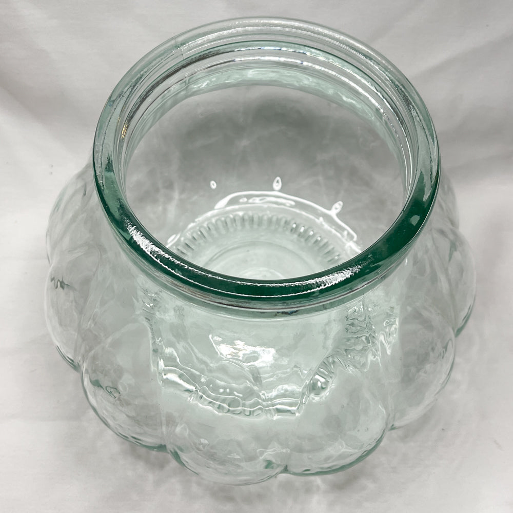 Glass Potbelly Jar - Italy