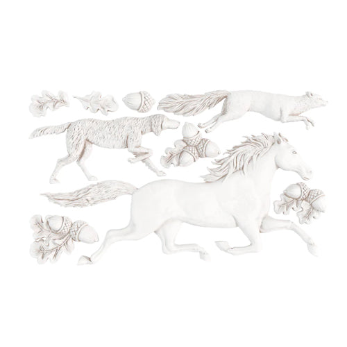 IOD HORSE & HOUND Decor Mould by Iron Orchid Designs