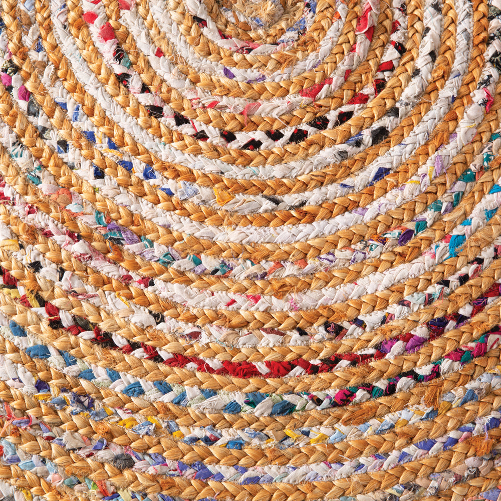 Hand-Braided Area Rag Rug