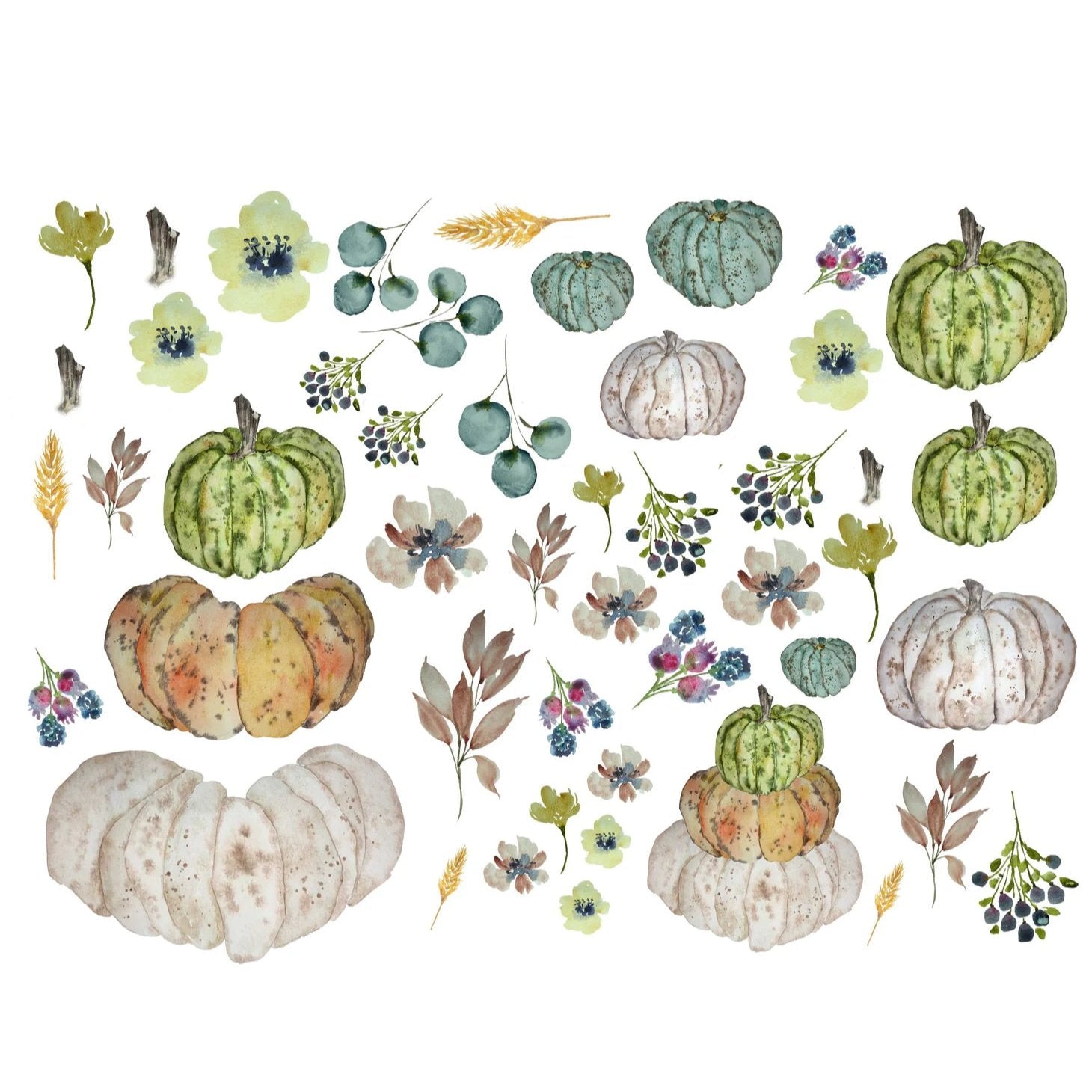 Heirloom Pumpkins Decoupage Paper - Roycycled Treasures