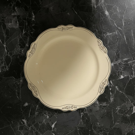 1960s Homer Laughlin Silver Rose Patrician Salad Plate