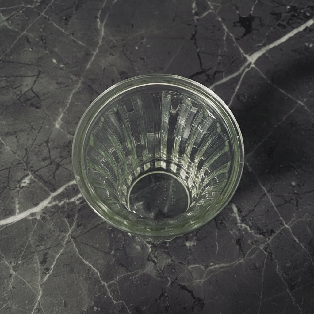 1960s Hoosier Glass Ribbed Vase #4088-C