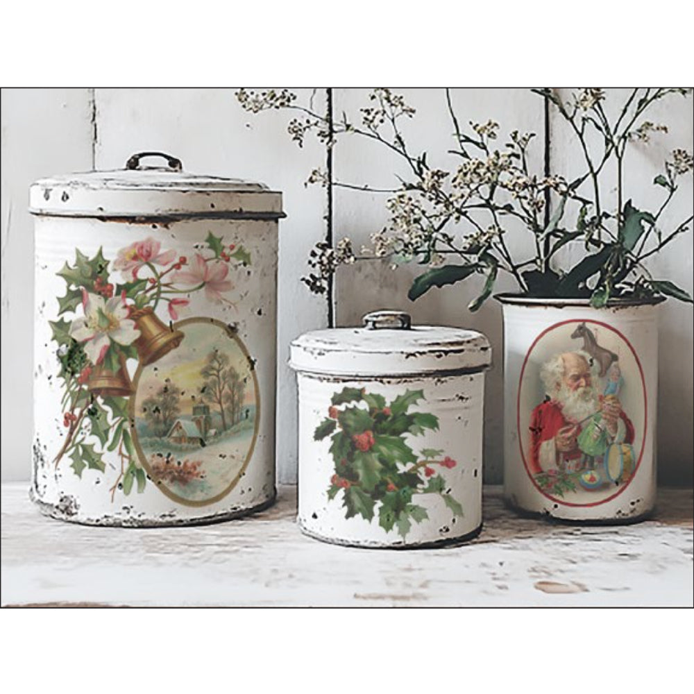 IOD Christmas Joy Decor Transfer - Iron Orchid Designs | Limited Edition