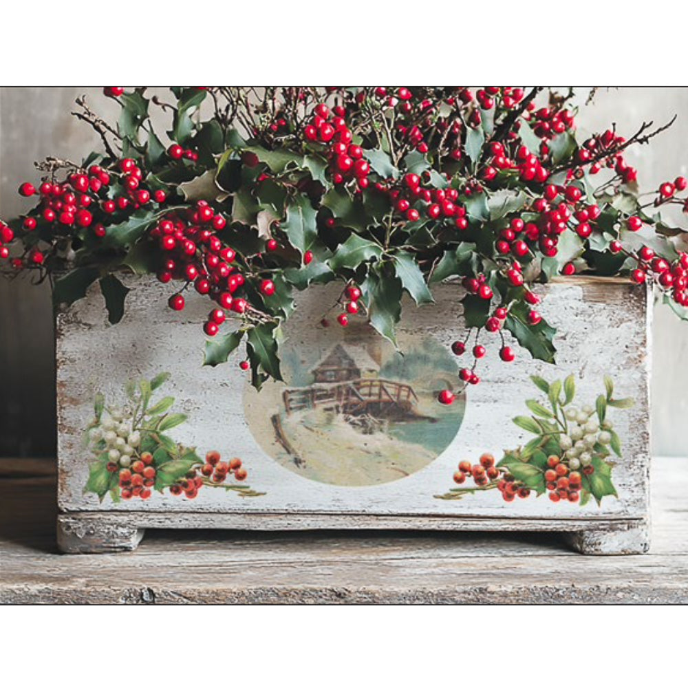 IOD Christmas Joy Decor Transfer - Iron Orchid Designs | Limited Edition