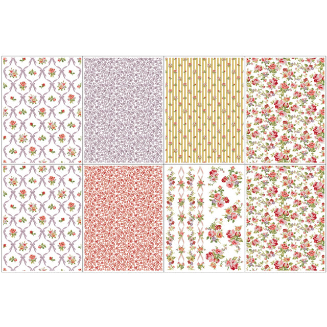 IOD Ditsy Blooms Paint Inlay - Iron Orchid Designs