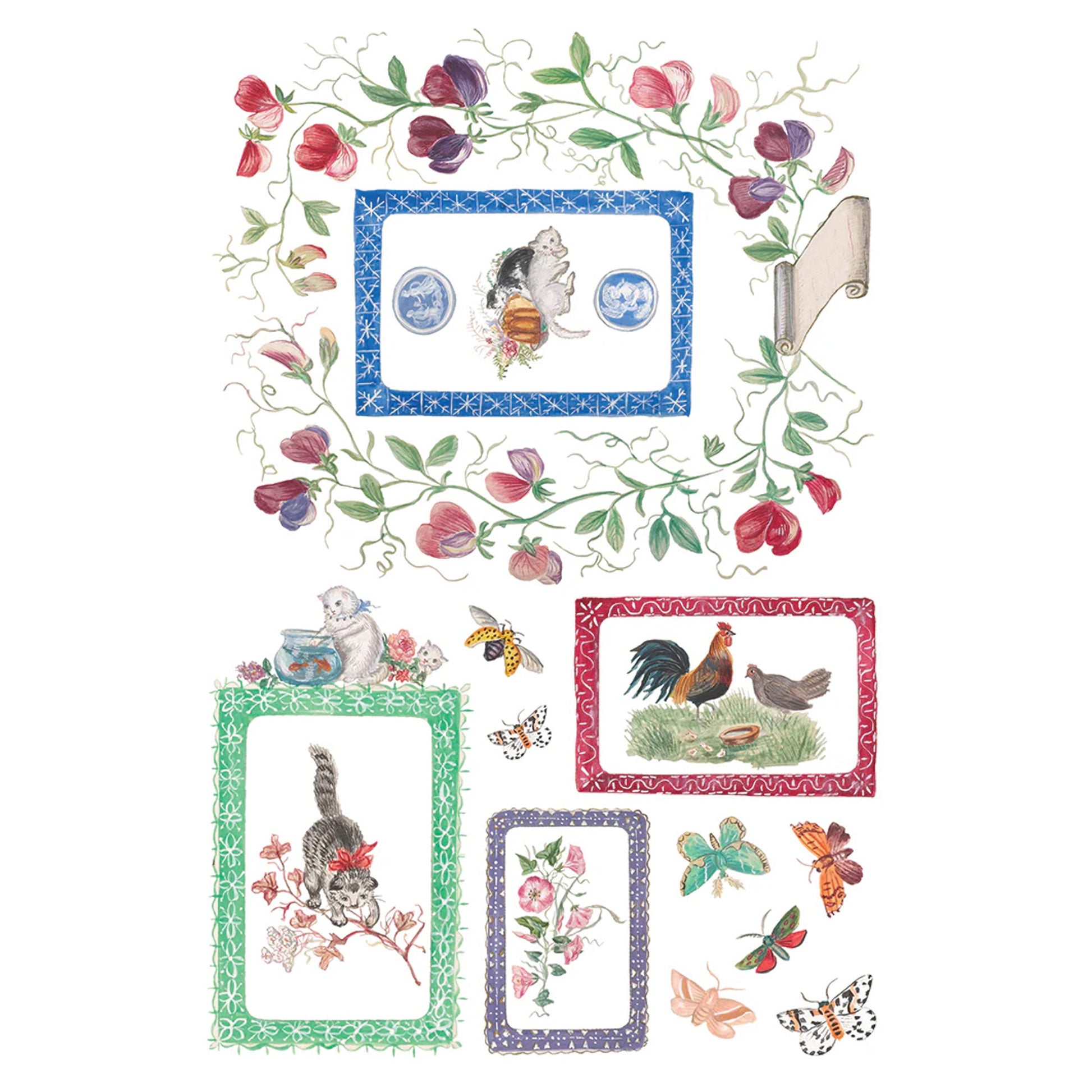 IOD Emily Clare Decor Transfer - Iron Orchid Designs