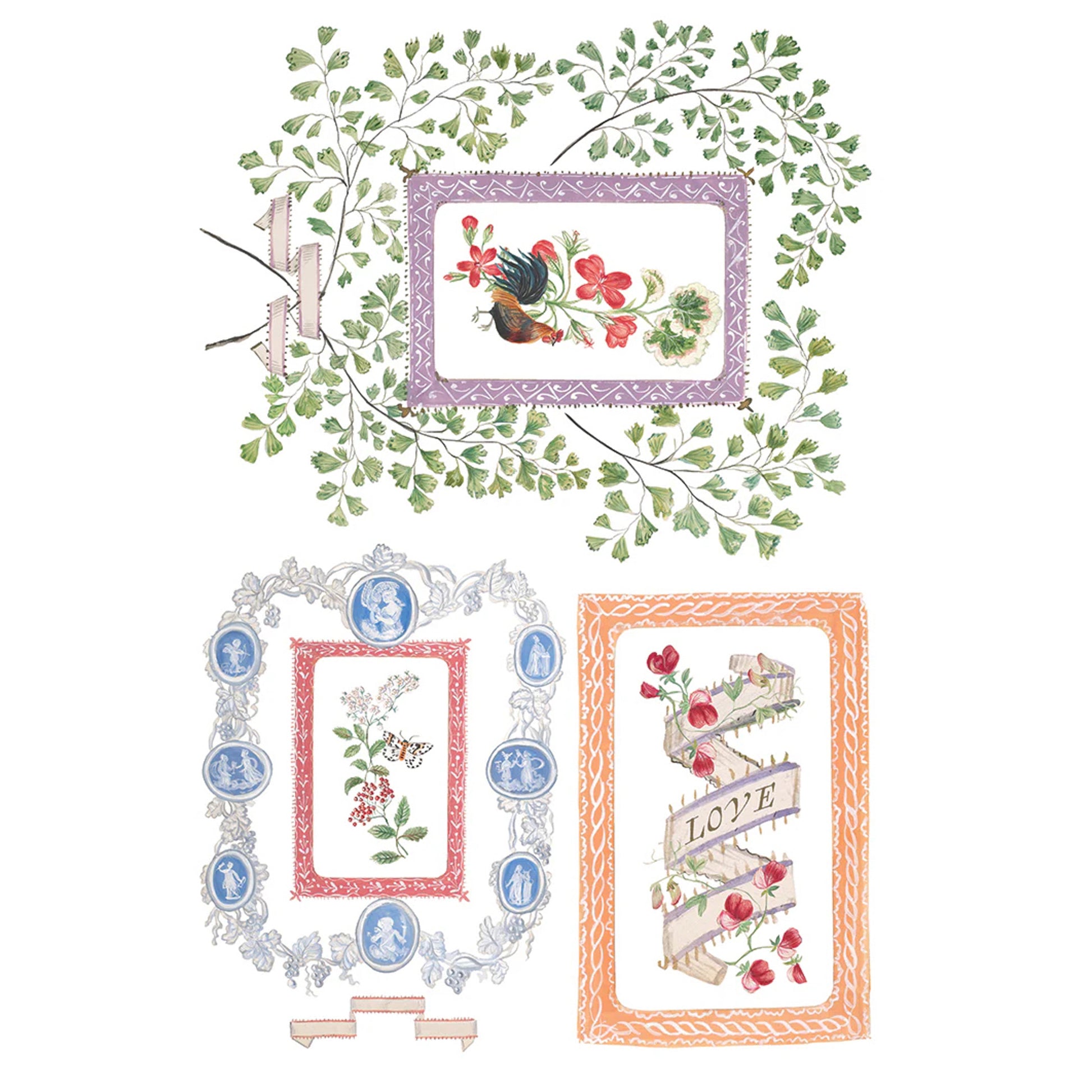 IOD Emily Clare Decor Transfer - Iron Orchid Designs