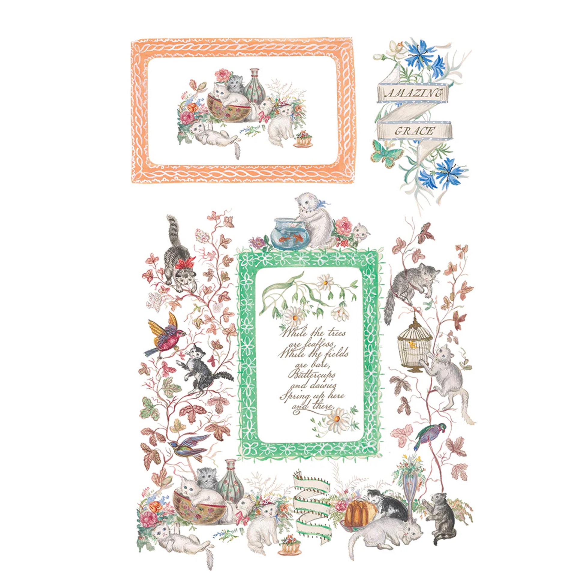 IOD Emily Clare Decor Transfer - Iron Orchid Designs