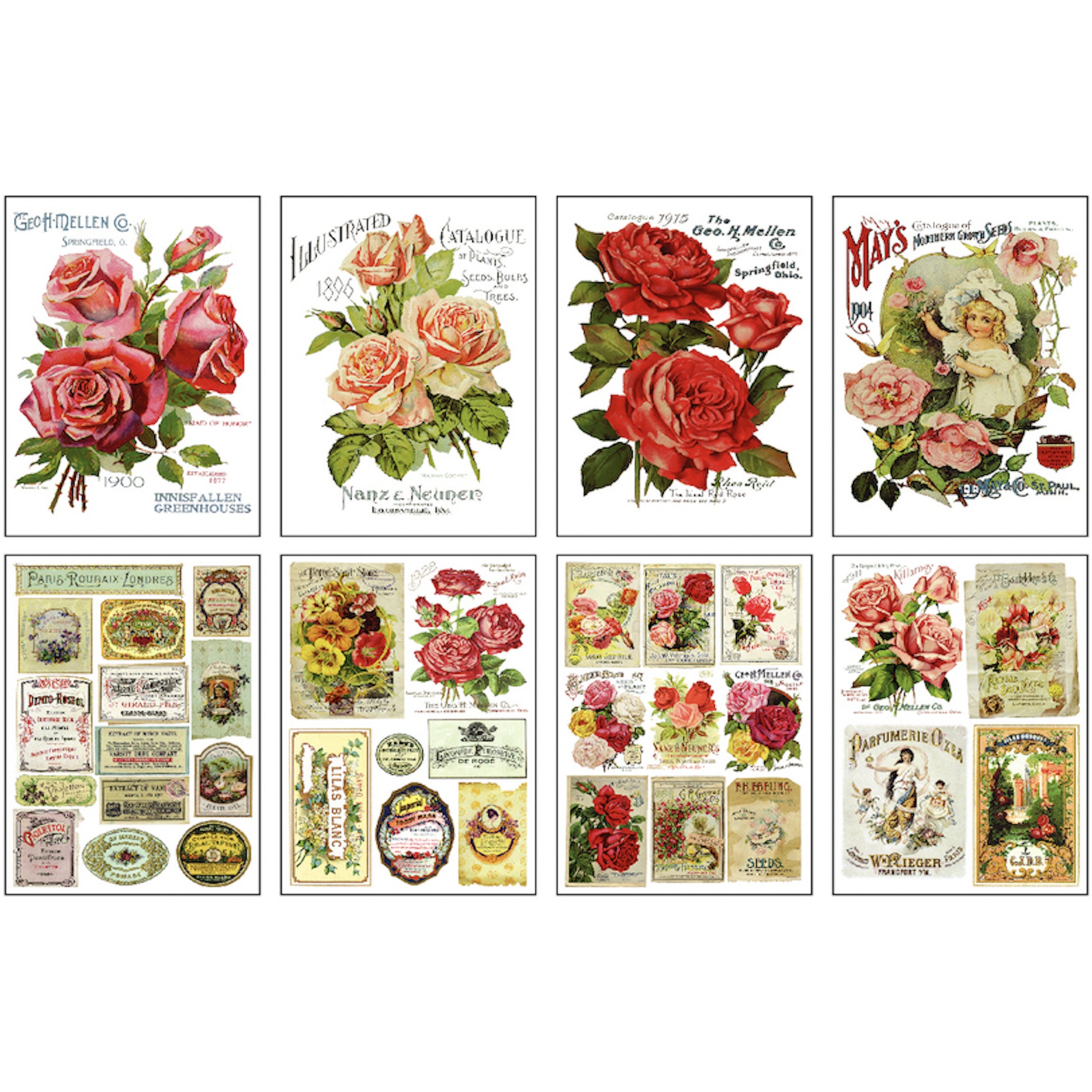 IOD Ephemeral Melange Decor Transfer - Iron Orchid Designs