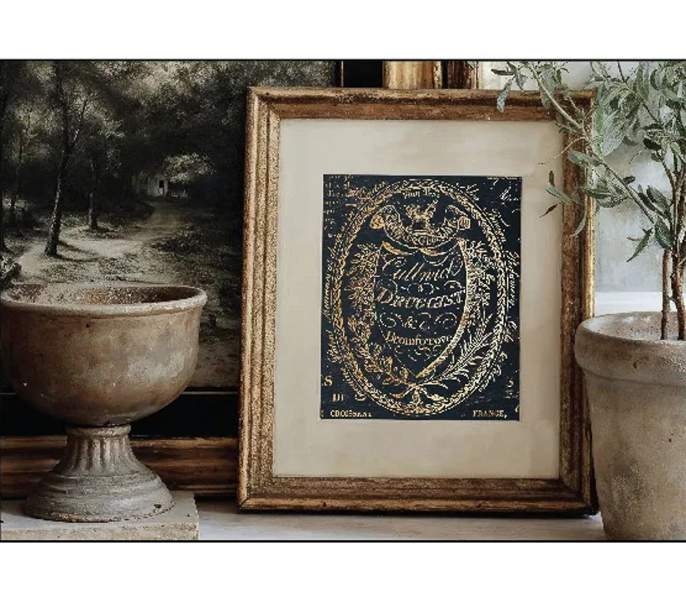 IOD Etiquettes Gilded Transfer - Iron Orchid Designs