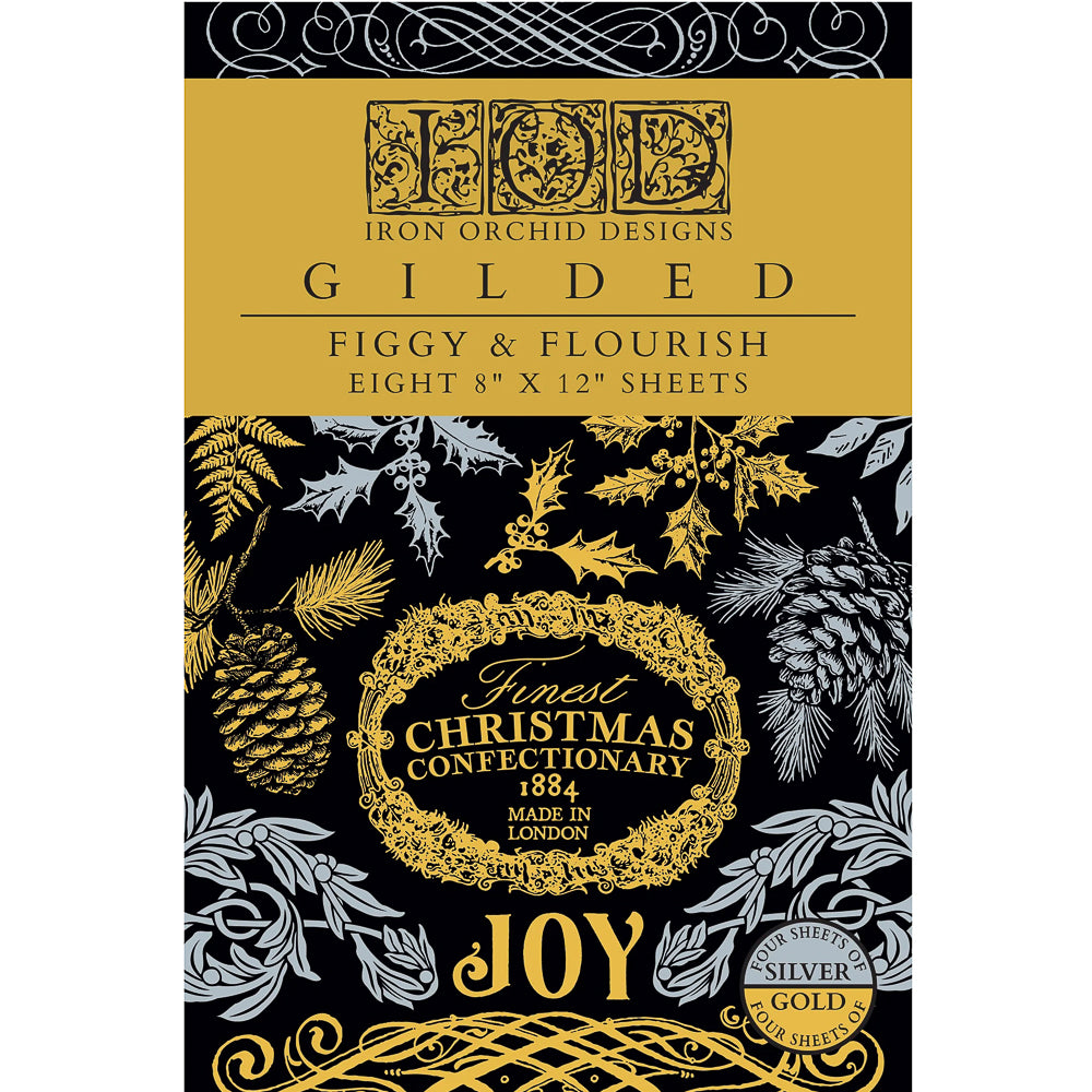 IOD Figgy & Flourish Foil Transfer - Iron Orchid Designs | Limited Edition