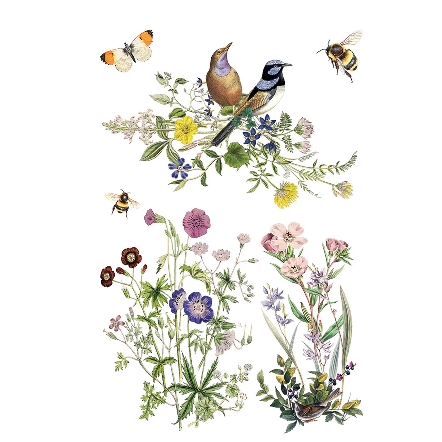 IOD Flora Greca Decor Transfer - Iron Orchid Designs