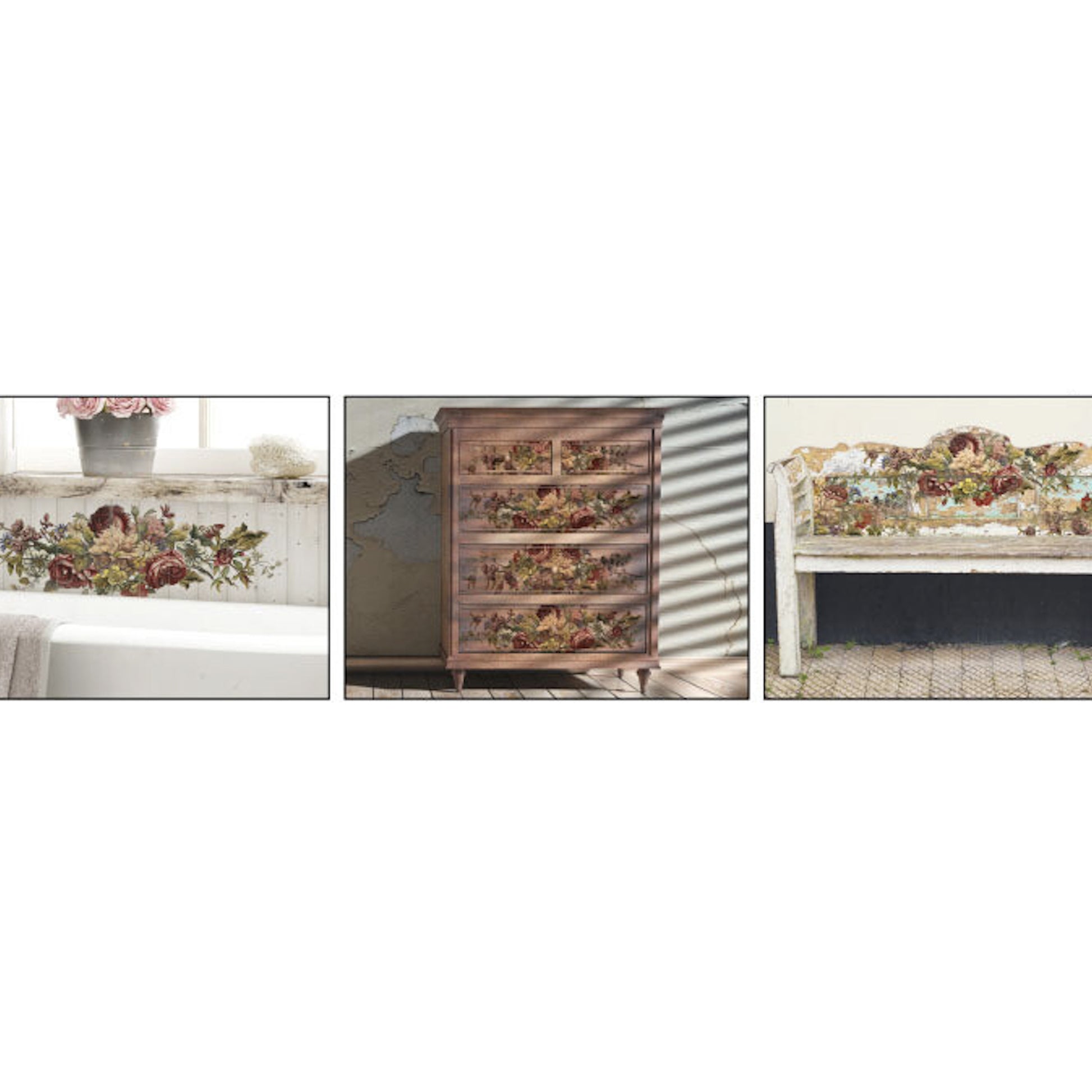 IOD Floral Anthology Decor Transfer - Iron Orchid Designs