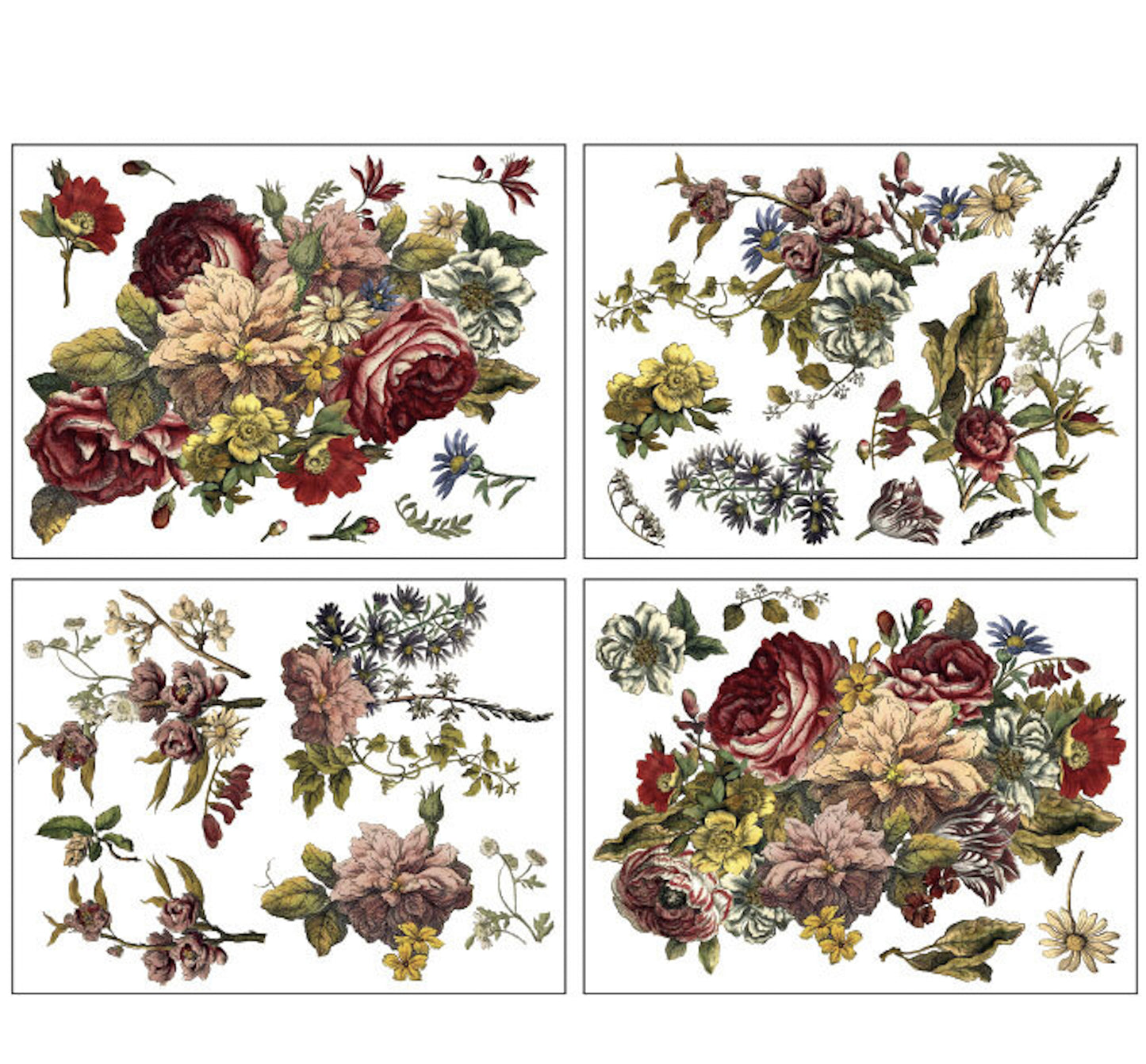 IOD Floral Anthology Decor Transfer - Iron Orchid Designs