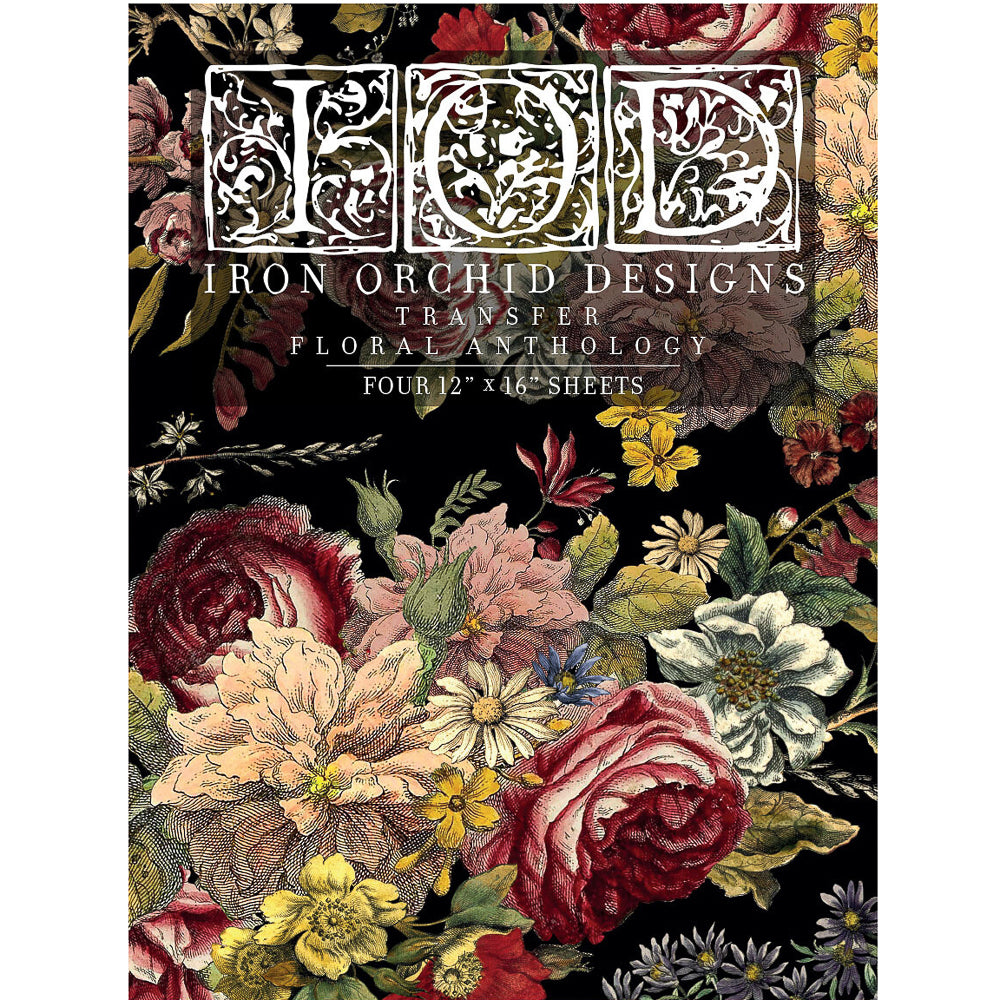 IOD Floral Anthology Decor Transfer - Iron Orchid Designs