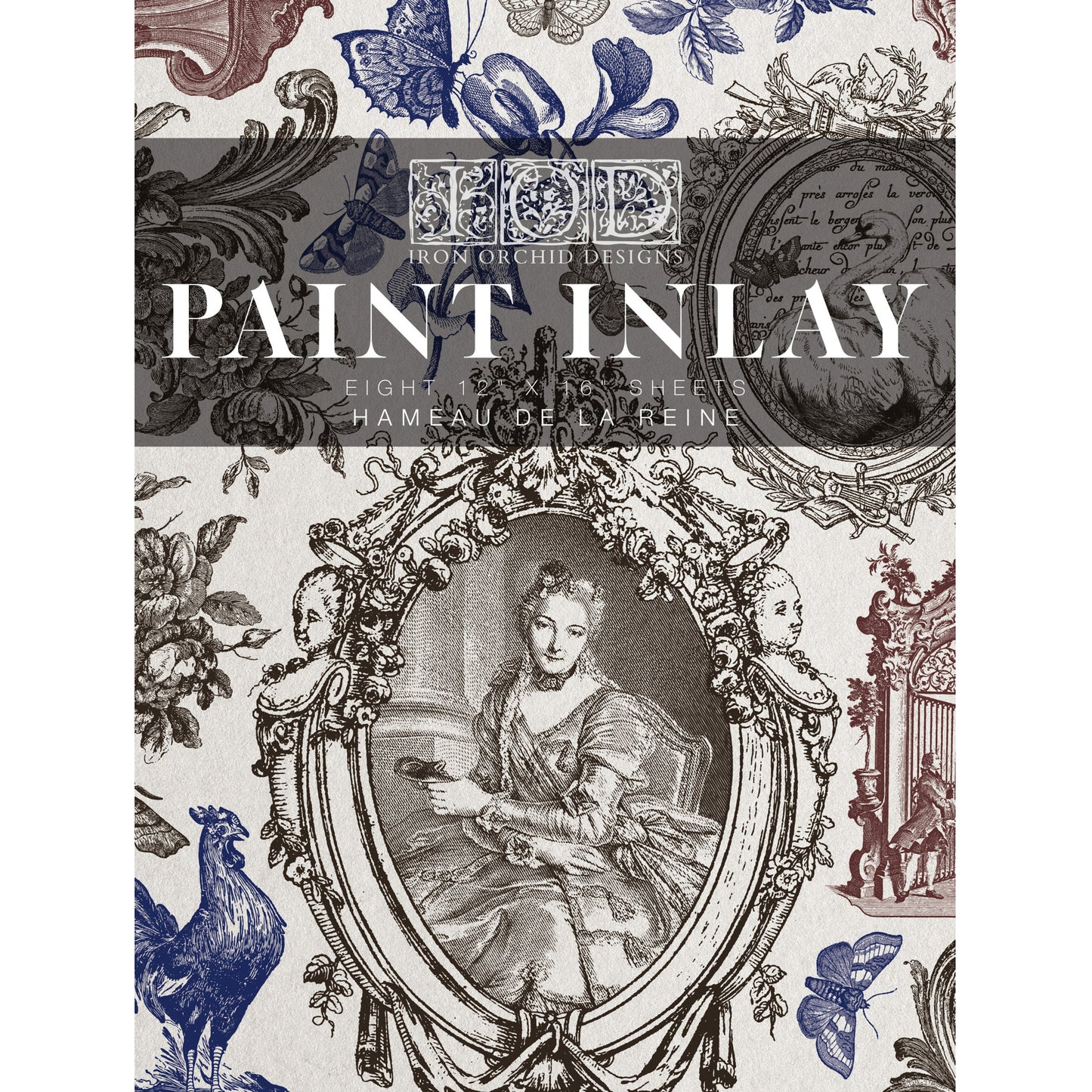 IOD Hameau De La Reine Paint Inlay - Iron Orchid Designs