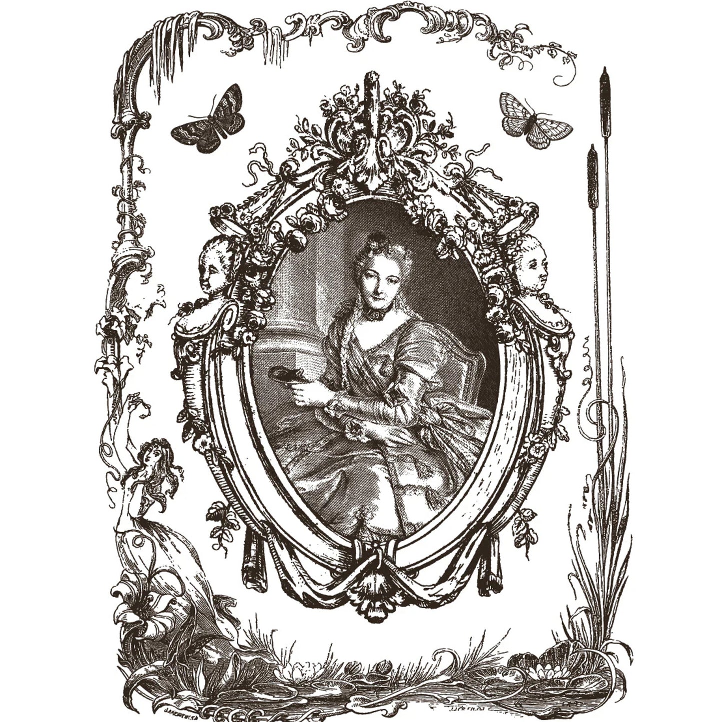 IOD Hameau De La Reine Paint Inlay - Iron Orchid Designs