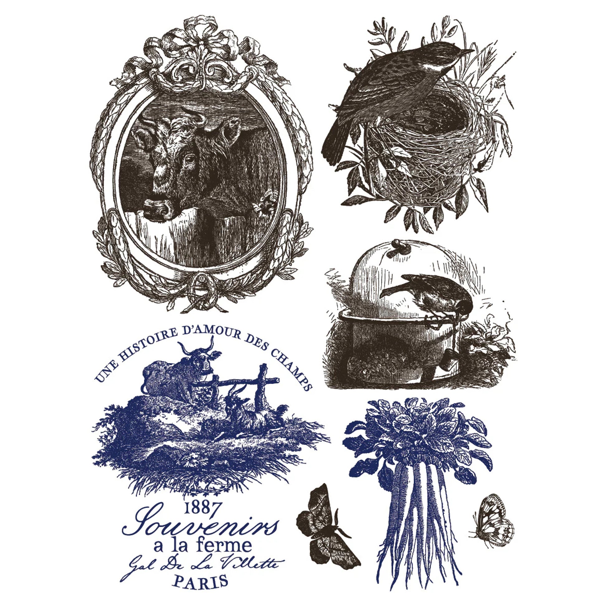 IOD Hameau De La Reine Paint Inlay - Iron Orchid Designs