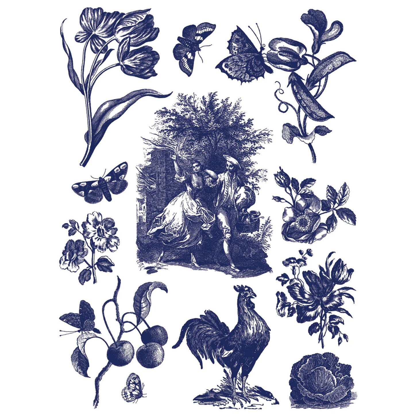 IOD Hameau De La Reine Paint Inlay - Iron Orchid Designs