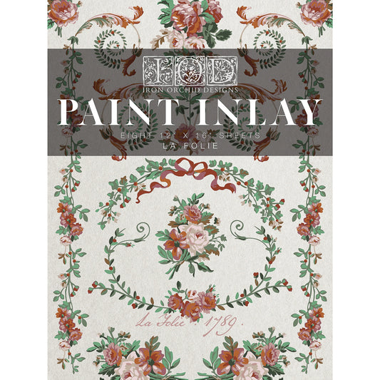 IOD La Folie Paint Inlay - Iron Orchid Designs | Limited Edition