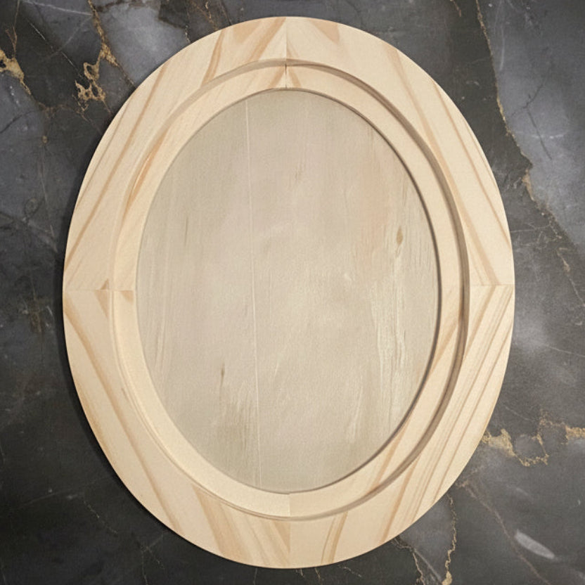 IOD Large Oval Wood Blank - Iron Orchid Designs | Double Sided