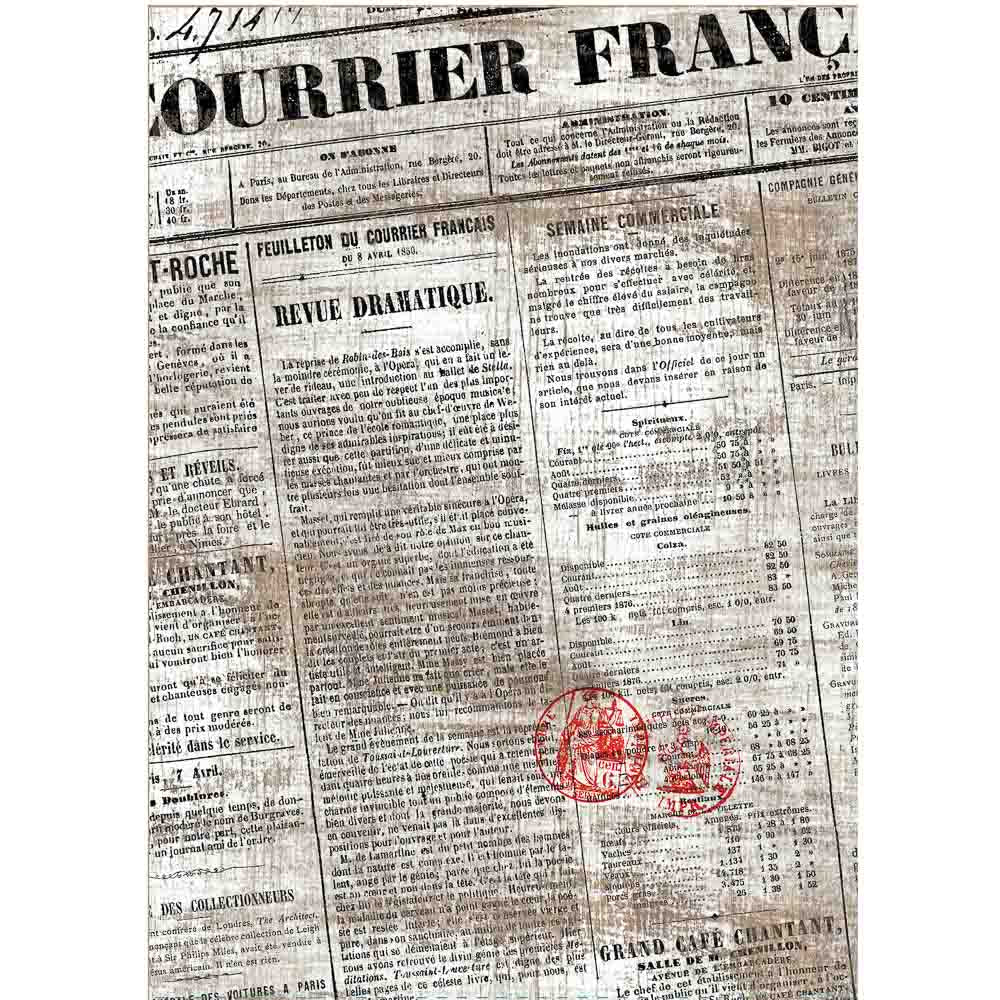 IOD Le Courrier Decor Stamp - Iron Orchid Designs