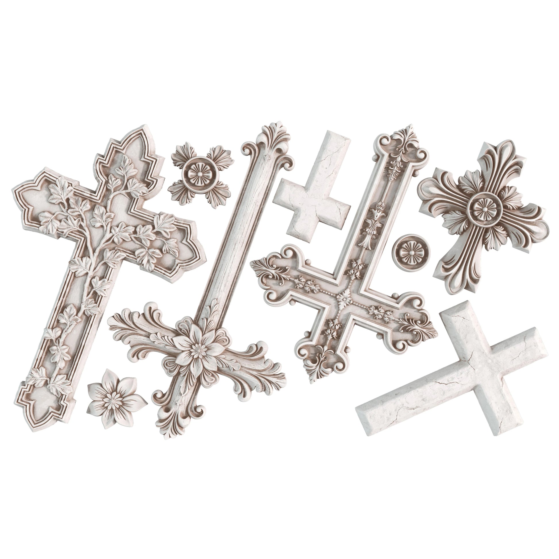 IOD Les Croix Decor Mould - Iron Orchid Designs