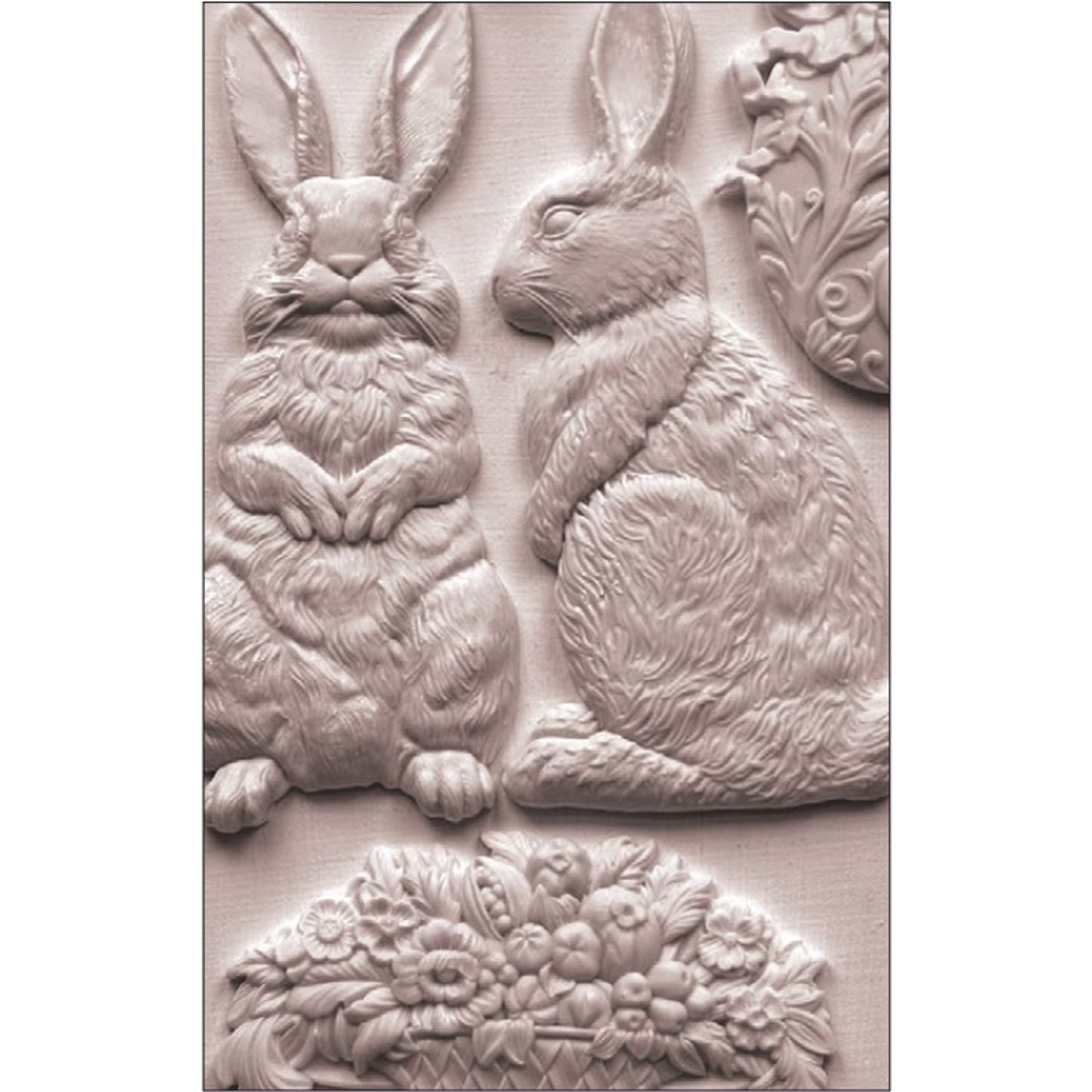 IOD Les Lapins Decor Mould - Iron Orchid Designs