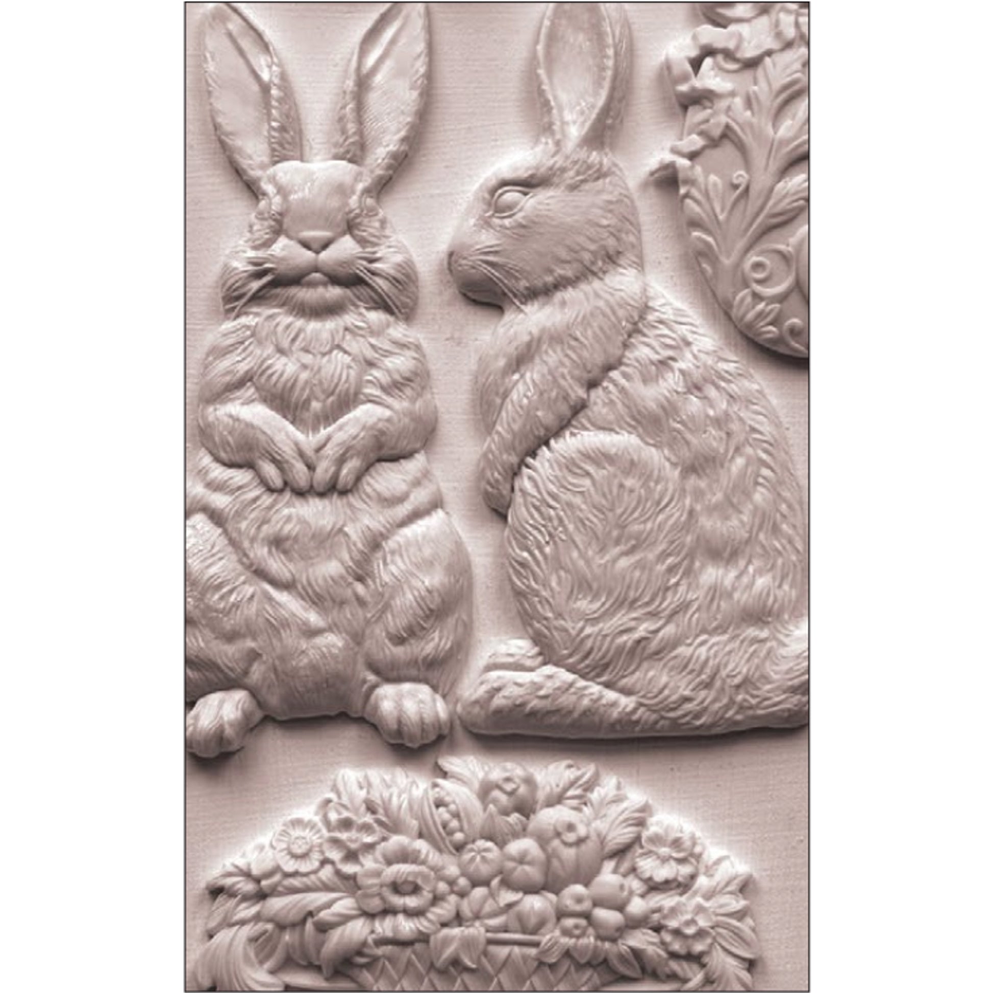 IOD Les Lapins Decor Mould - Iron Orchid Designs