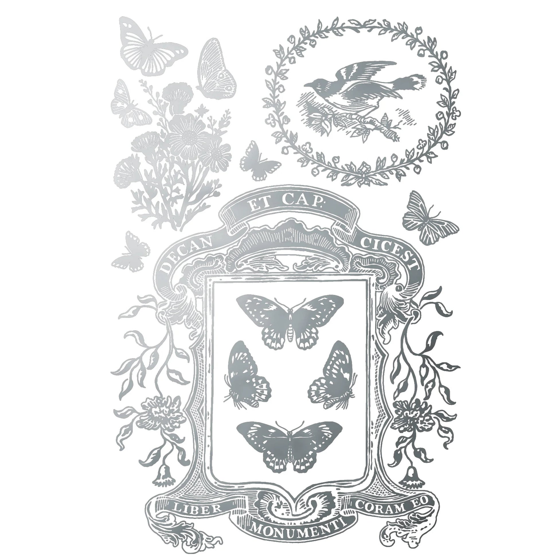 IOD Papillon Foil Decor Transfer - Iron Orchid Designs