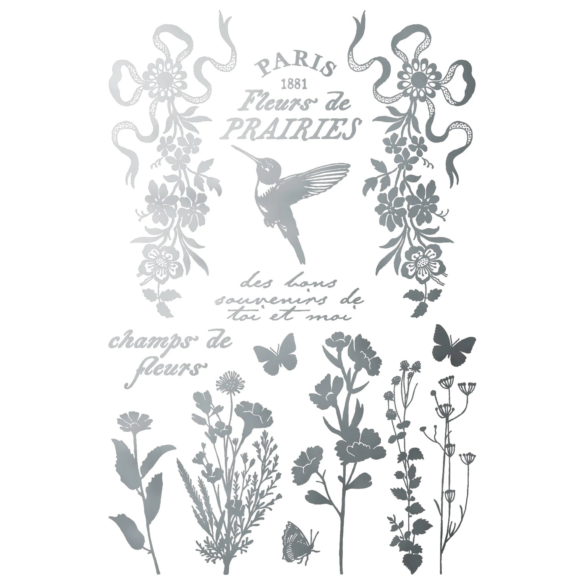 IOD Papillon Foil Decor Transfer - Iron Orchid Designs